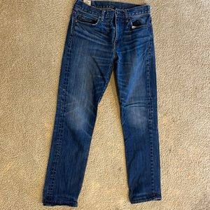 JCrew 770 Straight-fit jean in one-year wash.